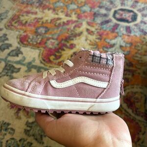 Purple high top vans